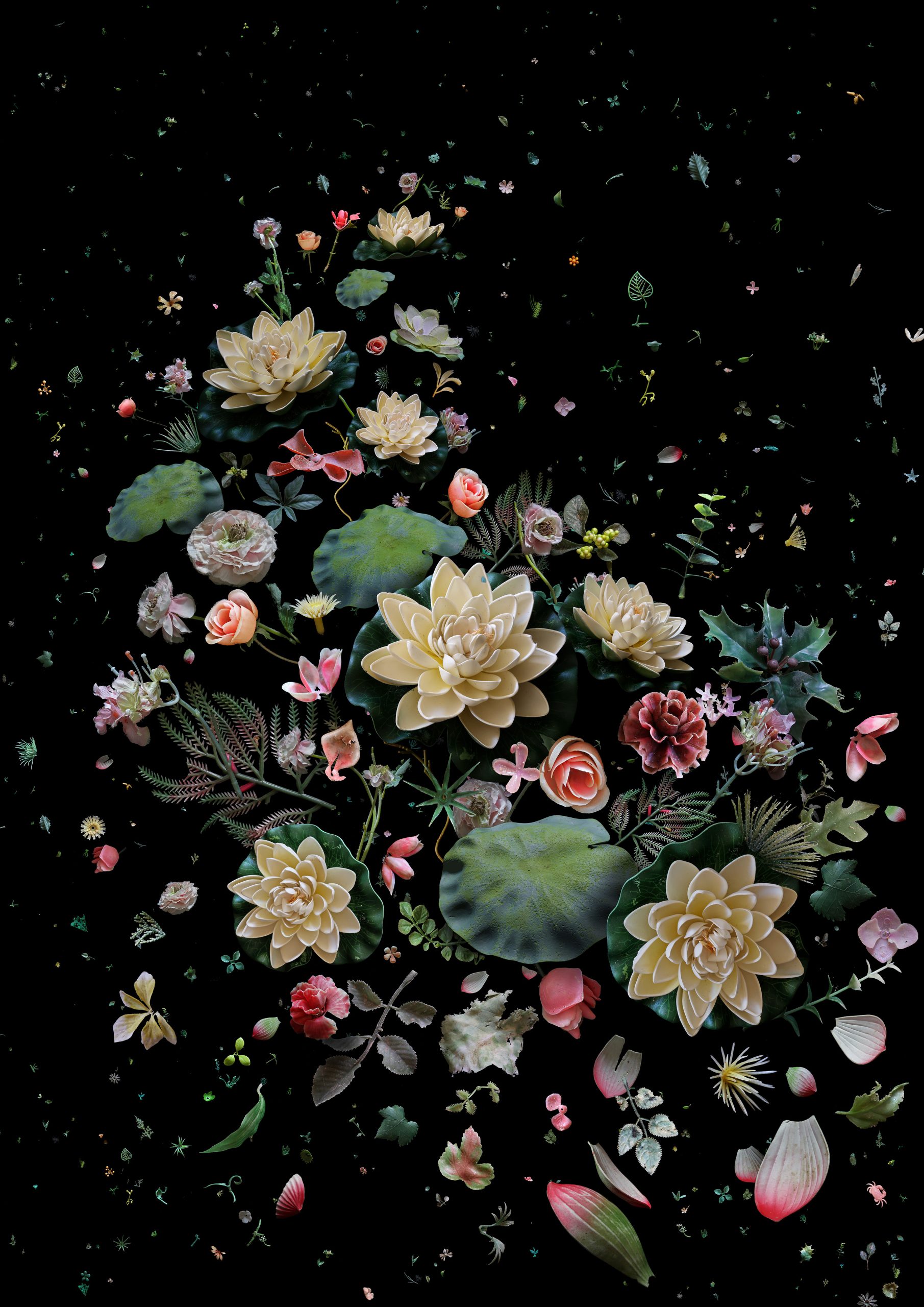 Mandy Barker, Hong Kong Soup 1826 - Lotus Garden, 2014