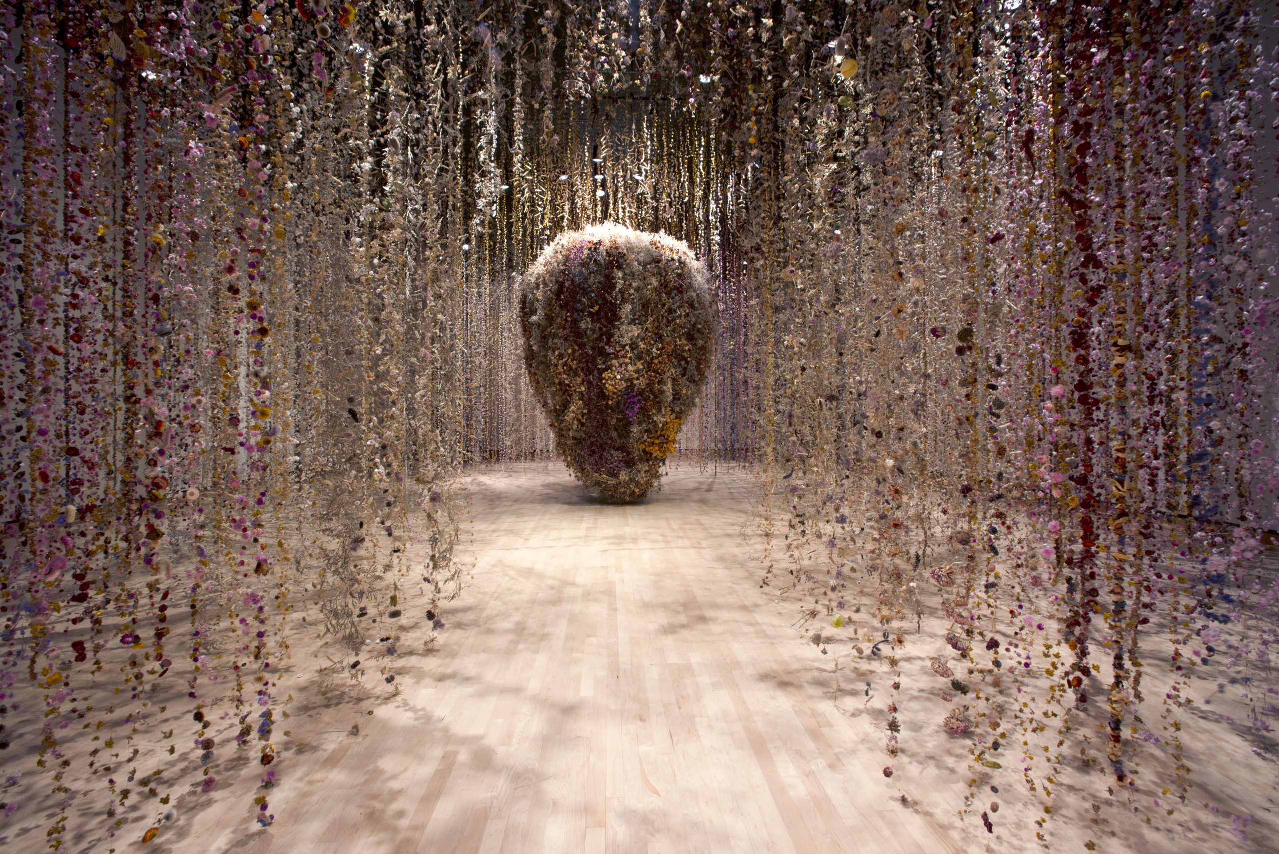 Rebecca Louise Law, The Womb, 2019-20. Installation View. Courtesy of the artist